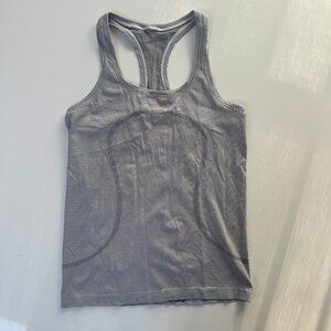 Lululemon Striped Horseshoe Racerback Workout Athleisure Tank 8